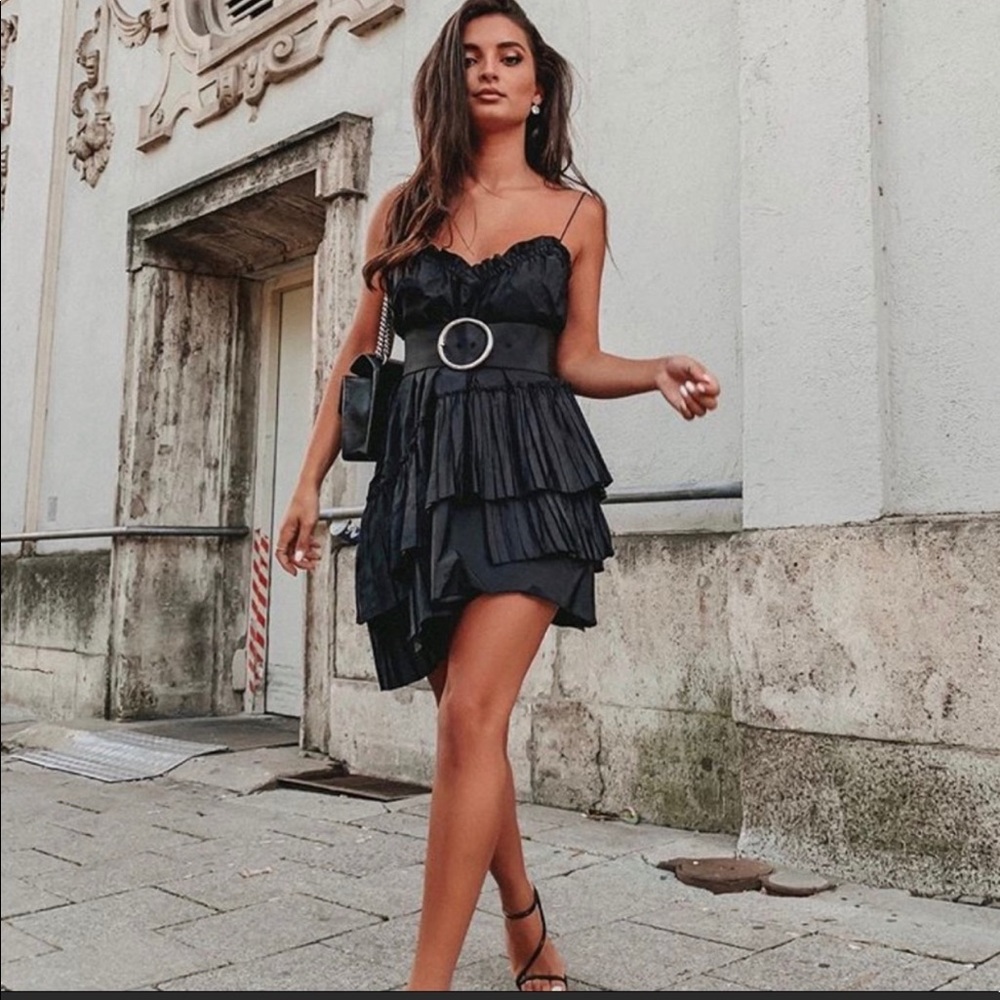 NWT Zara belted mini dress